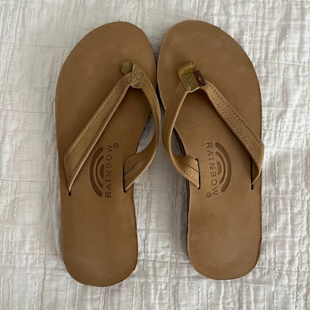 Luxury Leather - Single Layer Arch Support with a 1/2" Narrow Strap, Size 8 Wom